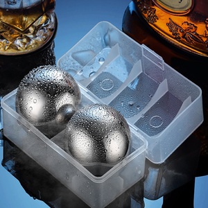 Fabricant de glaçons réutilisables en acier inoxydable pour la cuisine et la maison, design é<span class=keywords><strong>l</strong></span>égant - Product Image 3