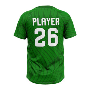 Camiseta de Béisbol Personalizada para Hombre, con 2 Botones al Frente, de Secado Rápido, Sublimada, para Equipos Profesionales, Amateur y Juveniles - Product Image 2