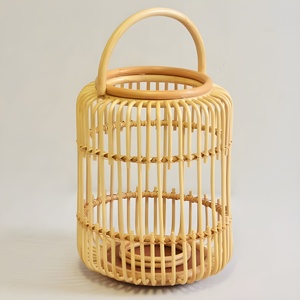 Rattan <b>lanterns</b> premium quality <b>lantern</b> candle <b>tealight</b> holders decorative wedding centerpieces - Product Image 1