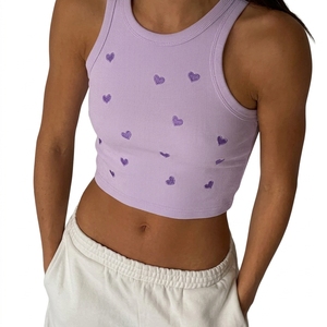 Custom Women Workout Tank <b>Top</b> with Built In Bra Padded <b>Racerback</b> Athletic Yoga Fitness Shirt Wholesale Supplier - Product Image 2