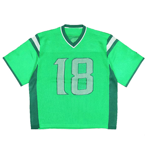 Nouveau design de maillot de football américain sublimé, entièrement personnalisable, broderie, maillots de sport en mesh pour le football américain - Product Image 6