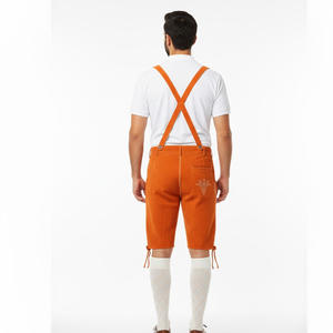 Costume bavarois en cuir pour homme, brodé, directement de l'usine, pour l'Oktoberfest, commande en gros - Product Image 2