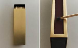 ที่ใส่กล่องไม้ขีดไฟทองเหลือง งานแฮนด์เมด กล่องตกแต่งทองเหลืองแท้ ฝาครอบกล่องไม้ขีดไฟสไตล์วินเทจ - Product Image 3