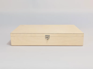 Elegant Handcrafted Folding Rectangle Design High Quality Vietnamese <b>Wooden</b> Storage <b>Box</b> for Jewelry - Product Image 2