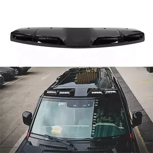 Глянцевый Черный Автоматический передний спойлер на крыше, СВЕТОДИОДНЫЙ верхний свет автомобиля, Land Rover Defender 90, 2020-2022, 90, 110, 130