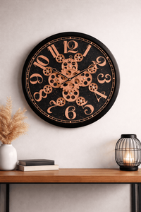 นาฬิกาแขวนผนังควอตซ์แบบอนาล็อก SONAM SLG 004 ดีไซน์อุตสาหกรรม ทำงานเงียบ ผลิตจากพลาสติก ขนาดใหญ่ เหมาะสำหรับใช้ในสำนักงาน บ้าน ห้องครัว และสถานที่ทำงาน - Product Image 5