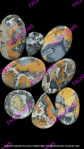 Cabochons en Jaspe Maligano Naturel de Haute Qualité, Pierres Précieuses en Quartz, Prix de Gros, Toutes Formes, Lot pour la Fabrication de Bijoux FAIJAN GEMS - Product Image 2