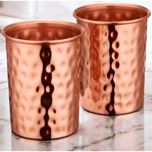 Premium Quality Pure Copper Water <b>Jug</b> with Matching Glass Set Smooth Finish for Serving <b>Drinking</b> Storing Water at Home Office - Product Image 4