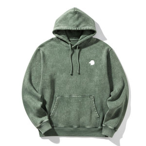 Servicio OEM, el mejor material disponible en diferentes colores básicos, sudaderas con capucha para hombre, mezcla de algodón, lavado ácido. - Product Image 1