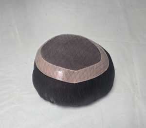 Prothèse capillaire et perruque en cheveux humains Remy indiens, base mono, ondulation douce/ondulation profonde, Taz Hair BD - Product Image 2