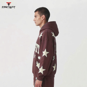 Nouveau design, léger, 100% coton, sweat-shirts imprimés avec patch en caoutchouc pour l'hiver, pour hommes, meilleure qualité, prix bas, fabriqué au Pakistan - Product Image 6