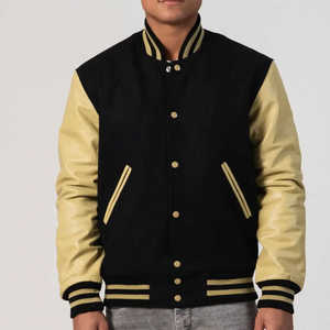 Chaquetas Varsity Vintage para Hombre al por Mayor con Logotipo Personalizado, Tallas Grandes - Product Image 5