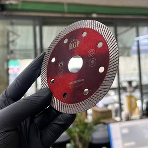 Lame diamantée professionnelle industrielle 105 mm en acier allié HGP, à segment de bord segmenté, revêtement Ti, haute résistance aux températures pour carreaux de céramique - Product Image 4