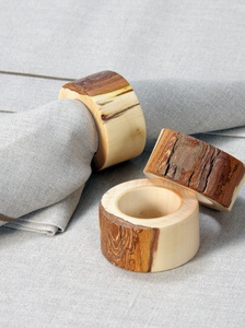 Everyday Elegant Wooden Napkin <b>Ring</b> Offering Durable Charm For Frequent Use And Celebratory Moments - Product Image 5