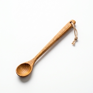 Wholesale Classic Teak Wood Tea Spoon 18.7x2.2cm Food Grade Polished <b>Reusable</b> Durable Eco-Friendly - Product Image 1