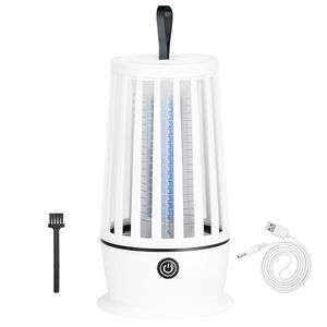 Lampada Antizanzare Ricaricabile a Luce UV, Trappola Elettrica per Insetti con Luce Notturna e Cinghia, Portata di 150 Metri Quadrati - Product Image 2