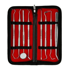 Instruments dentaires en acier inoxydable pour le nettoyage et le remplissage des dents, outils dentaires pour les soins bucco-dentaires, le détartrage et les procédures restauratives - Product Image 3