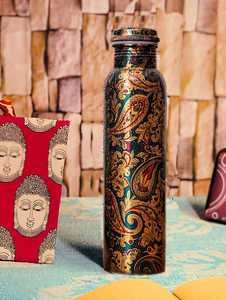 Handcraft Floral <b>Printed</b> Stainless Steel Insulated Water Bottle Reusable Travel Drinking Bottle For Home And <b>Office</b> - Product Image 5
