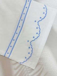 Luxurious High Quality European Style Hand-Embroidered Cotton White 50x50cm <b>Backrest</b> <b>Pillow</b> Collection Pillowcases VNAP PL05 - Product Image 6