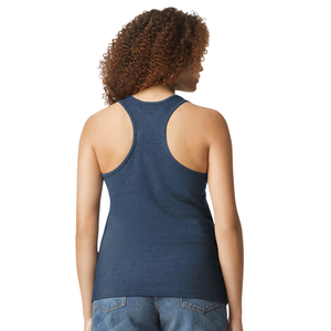 เสื้อกล้ามทรง Racerback สำหรับผู้หญิง สีกรมท่า รุ่นพรีเมียม น้ำหนักเบา เหมาะสำหรับออกกำลังกาย วิ่ง ฟิตเนส - Product Image 2