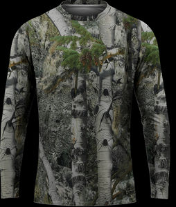 T-shirts de pêche et de chasse pour hommes à manches longues, séchage rapide, impression numérique, personnalisables, grandes tailles, UPF 50, anti-UV, respirants - Product Image 5