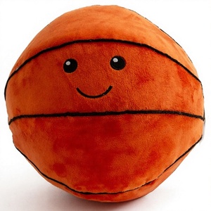 Juguete de baloncesto para mascotas con cubierta de algodón poliéster Velboa y relleno de algodón PP, tamaño personalizable, duradero para que los mascotas jueguen. - Product Image 1