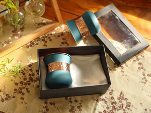 Vaso de Cobre de Lujo, Taza Premium para Agua, Vaso Artesanal para Bebidas, Colección para el Hogar y la Cocina, Acabado Elegante - Product Image 5
