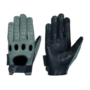 Gants flexibles en cuir de mouton, longueur poignet, avec design respirant et non doublé, pour l'entraînement sportif et les activités de plein air - Product Image 1