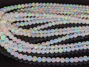 100% Natural Ethiopian Welo Fire <b>Opal</b> Beads 4.5-6.5 mm Loose Crystal Ethiopian <b>Opal</b> Beads - Product Image 2