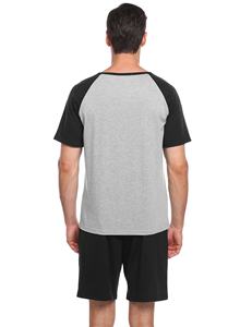 Men summer shorts set latest design new fashion men's t-shirt and short set men style shorts set - Product Image 2