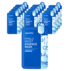Maschera in Tessuto Idratante Mediheal Hyalu Moist Essence 20ml, 15 Pezzi per Confezione, 2 Confezioni in Offerta, con Acido Ialuronico - Product Image 1