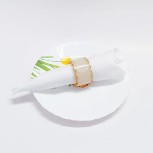 Customized Swirl <b>Resin</b> Napkin Rings Green Blue Wedding Parties <b>Clear</b> Stocked Eco-Friendly Luxury - Product Image 6