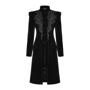 Manteau long gothique victorien steampunk le plus vendu, motifs brodés, punk, OEM, ODM - Product Image 1