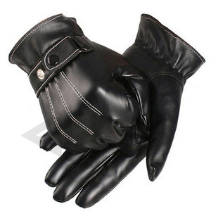 Sample Support Leather <b>Gloves</b> Wholesale <b>Dress</b> Winter Warm Fashion Fur Leather <b>Gloves</b> Women - Product Image 1