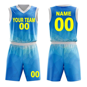 Maillots de basketball pour adultes, uniformes de sport respirants et anti-humidité avec impression intégrale par transfert thermique, tailles américaines, faible MOQ - Product Image 3