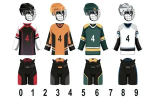 Pantalones de Hockey sobre Hielo para Hombre con Protección Reforzada Contra Impactos, Diseño de Movimiento Flexible, Construcción de Tela Transpirable - Product Image 3