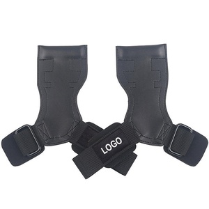 Pu Weight Lifting Gloves Non-Slip Adjustable Wrist <b>Strap</b> for Gym Fitness Bodybuilding Kettlebell Training Palm Protection - Product Image 1