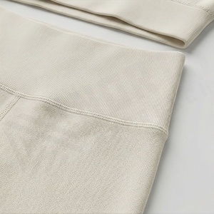 Ensemble de yoga à compression élastique, leggings sans couture camouflage à dos froncé pour femme, taille personnalisée, logo, fitness, gym, athlétique - Product Image 5