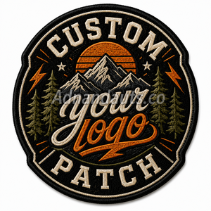 Custom Outdoor <b>Embroidery</b> Patch Manufacturer | Mountain Adventure Embroidered Badge | Premium Iron-On Sew-On Logo Patches - Product Image 3