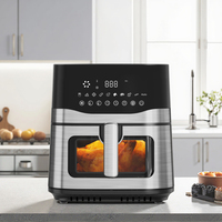 Vendeur chaud dernière friteuse électrique moderne sans huile de 9L capacité écran tactile numérique avec cuisson rapide pour un usage domestique