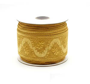 Oakleaf Bullion Lace & <b>Braid</b> Water Soluble for Garment Bags Shoulder Straps and Dress Uniforms Durable Customized Size - Product Image 1