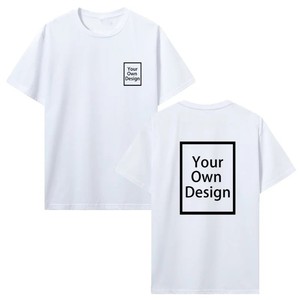Camiseta Negra Personalizada de Manga Corta para Hombre con Diseño Impreso en la Parte Delantera y Trasera, Corte Regular, Cuello Redondo, Algodón Jersey, Ropa Casual OEM ODM - Product Image 2