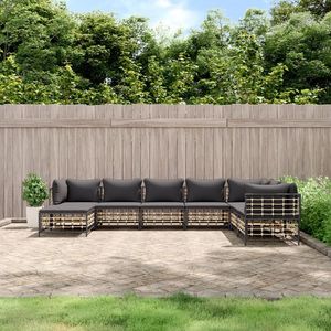 Conjunto de Muebles de Jardín Color Antracita - Product Image 1