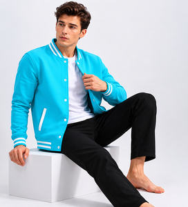 Chaqueta Varsity de Lona para Hombre, Ofrece Comodidad Práctica, Construcción Duradera, Resistente al Viento, Transpirable, Estilo Atlético, Ideal para Viajes - Product Image 5