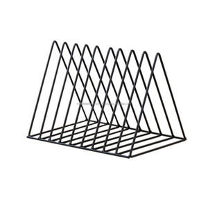 Estantes triangulares de hierro para libros, estantería de almacenamiento de escritorio, caja de almacenamiento para revistas, con gran atracción - Product Image 4