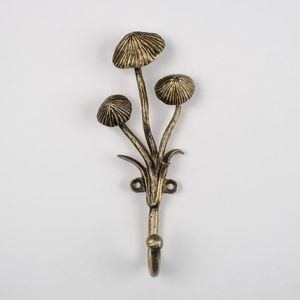 Vintage Metal Flower <b>Wall</b> <b>Hook</b> Antique <b>Gold</b> Single <b>Hook</b> for Clothing Storage - Product Image 3
