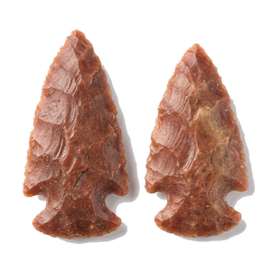 Puntas de flecha de piedra natural: Aventurina roja, Jaspe de fantasía, Cristal. Puntas de flecha curativas. Gemas para mayoristas de cristales. - Product Image 3