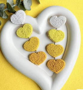 Fashion Jewelry Seed Bead Embroidered <b>Earrings</b> From India <b>Handmade</b> <b>Earrings</b> for Women and Girls Multi Color Seed Bead <b>Earring</b> - Product Image 2