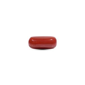 Premium 7.45 Carat Red Coral Loose Gemstone Oval Cut 10x12mm for Fine Jewelry - Product Image 1