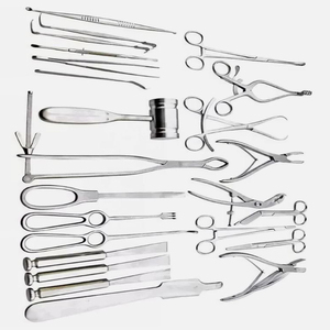 Juego Básico de Instrumentos Quirúrgicos Ortopédicos Certificados ISO13485 de 25 Piezas con Caja para Cirugía General (Manual) - Product Image 2